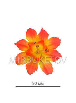 Искусственные Пресс цветы с тычинкой бусинкой Звездочка, 90 мм