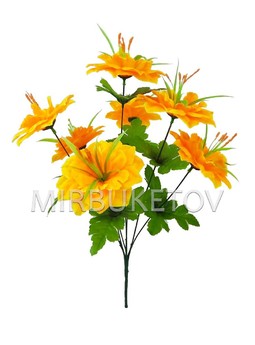 Искусственные цветы Букет Китайского Пиона, 7 голов, 470 мм