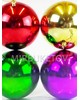 Елочные шары 4 шт в колбе "Новогодние", микс, 100 мм, AAS30