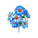 Искусственные цветы Букет Клематиса, 7 голов, 410 мм