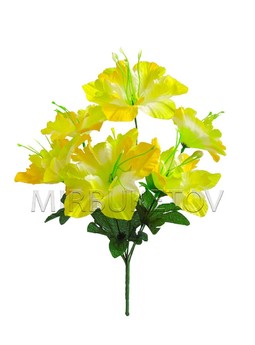 Штучні квіти Букет Нарцисів, 6 голів, 360 мм