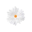 Штучні квіти Ромашка біла, шовк, 140 мм