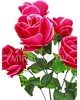 Букет искусственной Розы, 7 голов, 550 мм, Md874