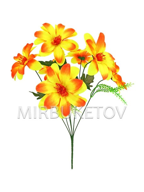 Искусственные цветы Букет Лотоса, 7 голов, 470 мм