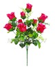Искусственные цветы Букет Розы, 9 голов, 610 мм