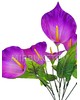 Штучні квіти Букет Калли (Антуріума), 7 голів, 400 мм