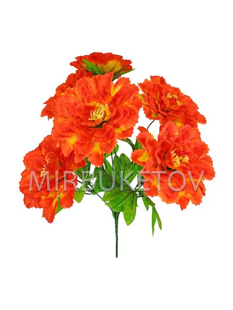 Искусственные цветы Букет Хризантемы, 7 голов, 410 мм