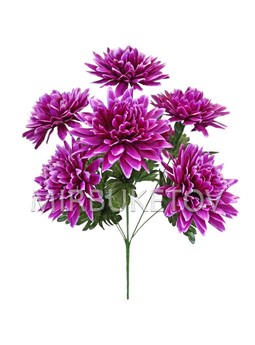 Штучні квіти Букет Жоржини гострокутної, 7 голів, 480 мм