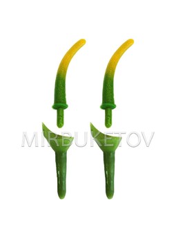 Тичинка-банан для збирання Калли, жовто-зелена, 55 мм