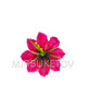 Искусственные Пресс цветы с тычинкой куст Лилия резная, 90 мм