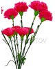 Штучні квіти Букет Гвоздики, 10 голів, 410 мм