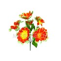 Искусственные цветы Букет Крокуса с розеткой, 7 голов, 380 мм