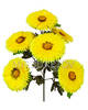 Искусственные цветы Букет Герберы, 6 голов, 570 мм
