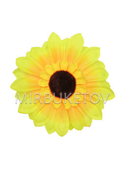 Штучні квіти Соняшник, шовк, 170 мм