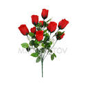 Штучні квіти Букет Троянд "Україна", 10 голів, 530 мм