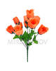 Искусственные цветы Букет Розы "Николаев", 10 голов, 460 мм