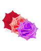 Искусственные цветы Роза открытая, атлас, микс, 120 мм
