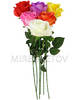 Искусственные цветы Премиум Роза на ножке, 770 мм