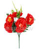 Искусственные цветы Букет Пиона, 7 голов, 490 мм