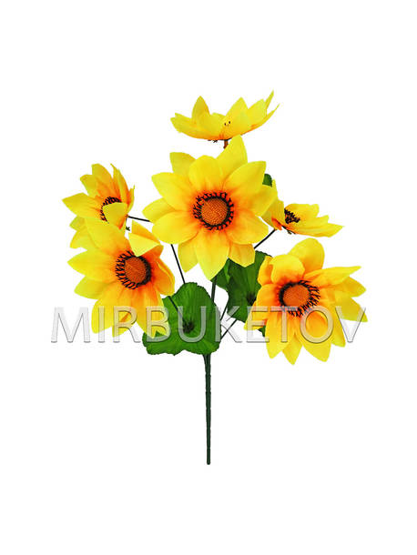 Штучні квіти Букет Лотоса, 7 голів, 410 мм
