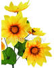 Штучні квіти Букет Лотоса, 7 голів, 410 мм