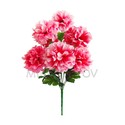 Искусственные цветы Букет Георгина "Шар", 7 голов, 530 мм