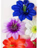 Пресс-цветок с тычинкой Звездочка, атлас, микс, 130 мм