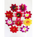 Искусственные Пресс цветы с тычинкой Лилия, бархат, микс, 100 мм