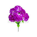 Штучні квіти Букет Жоржини різьблений, 6 голів, 450 мм