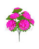 Искусственные цветы Букет Георгины, 9 голов, 440 мм