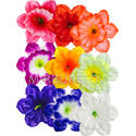 Искусственные Пресс цветы с тычинкой Нарцисс, атлас, микс, 120 мм,