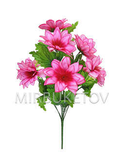 Искусственные цветы Букет Крокуса, 10 голов, 520 мм