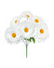 Искусственные цветы Букет Ромашки белой, 6 голов, 440 мм