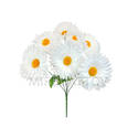 Искусственные цветы Букет Ромашки белой, 7 голов, 440 мм