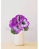 Искусственные цветы Бордюрный букет Мальвы, 5 голов, микс, 240 мм