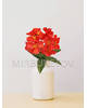 Искусственные цветы Бордюрный букет Фиалки, 12 голов, микс, 250 мм