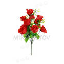 Искусственные цветы Букет Розы, 12 голов, 470 мм