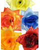 Штучні квіти Троянда відкрита, атлас, мікс, 145 мм