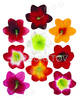 Искусственные Пресс цветы с тычинкой Мальва, бархат, микс, 130 мм