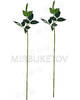 Ножка одиночная с резными листьями под розу, Люкс, 680 мм