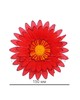 Штучні квіти Букет Гербери, 6 голів, 360 мм