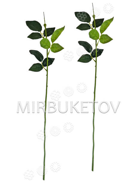 Ножка одиночная с резными листьями под розу, Люкс, 630 мм