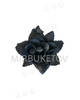 Штучні квіти Троянда із шовку, чорна, 110 мм