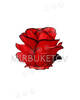 Штучні квіти Троянда бутон, шовк, 90 мм