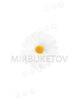 Искусственные цветы Ромашка, белая, шелк, 80 мм