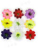 Искусственные пресс цветы с тычинкой куст Гибискус, шелк, микс, 130 мм
