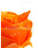Роза бутон атласный пышный желтый (оранжевый), 80 мм