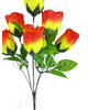 Штучні квіти Букет Троянди "Хмельницький Новий", 6 голів, 390 мм