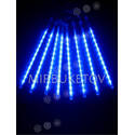 Уличная Гирлянда Сосулька LED синяя, 8 стержней по 30 см
