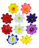 Штучні прес квіти з тичинкою Гібіскус, мікс, 115 мм